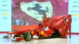 Formel 1 2011 Präsentation des neuen Ferrari F150 [upl. by Aivatnuahs]