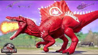 🔴Giant Indominus Triceratops Pteranodon ampGODZILLA Empire Whos Dinosaur KING Jurassic Adventures [upl. by Duyne]