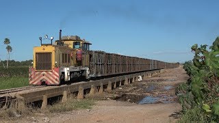 Queensland Sugar Cane Railways Kalamia Mill [upl. by Llerred]