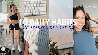 10 DAILY HABITS that changed my life  this will motivate you before 2023  not clickbait [upl. by Haorbed]