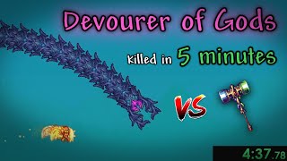 Devourer of Gods Killed in 5 Minutes with Glitches Random Seed [upl. by Tandy]