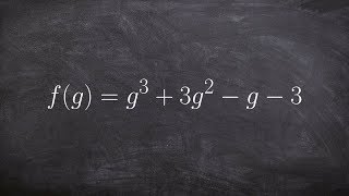 Determine the Zeros for a Polynomial by Factoring [upl. by Ader]