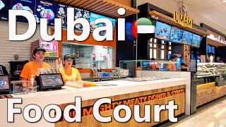 Food Prices in Dubai Food Court in Dubai Mall Review 4K 🇦🇪 [upl. by Lillywhite86]