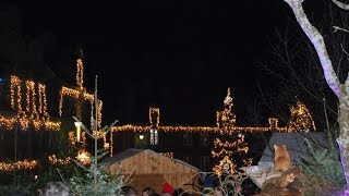 Locronan village illuminé en Finistère [upl. by Axela768]