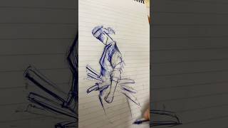 Kolay anime Çizimi shortvideos karakalem drawing sketch cizim [upl. by Ahtar576]