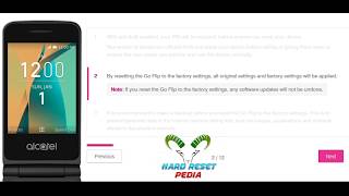 ☑️ Alcatel Go Flip Factory Reset Offical [upl. by Ahtela]