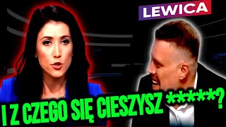 EWA ZAJĄCZKOWSKA ZGASIŁA BEZCZELNEGO LEWAKA W 5 SEKUND [upl. by Edaw]