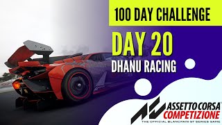 Assetto Corsa Competizione at Monza  Day 20 of 100Day Challenge  Beginner Logitech G923 Racing [upl. by Adnawyek133]