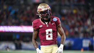 Renardo Green  Cornerback  Florida State  2023 Highlights  2024 NFL Draft [upl. by Retsila]