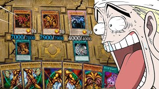 WHEN YOU SUMMON ALL EGYPTIAN GODS AND EXODIA IN ONE TURN IN MASTER DUEL [upl. by Idnis]