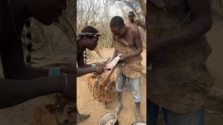 Hadza food preparation [upl. by Koah]