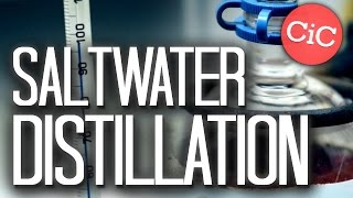 Saltwater Distillation  Purify Liquid Reagents [upl. by Meggi]