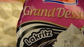 Ehrmann  Grand Dessert Lakritz Liquorice [upl. by Refannej]