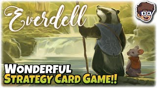 Wonderful Card Strategy Tabletop Game  Lets Try Everdell [upl. by Namyw682]