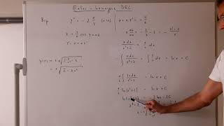 Differentialgleichungen 16 Eulerhomogene DGL Beispiel [upl. by Grove]