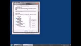 How to fix the language bar in Windows 7 ctfmonexe [upl. by Nallac]