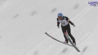 Mens Nordic Combined Jump  FIS 2017 Nordic World Ski Championships  Lahti Finland [upl. by Schalles]