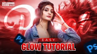 How to Create Glow in Photoshop  Easy Way [upl. by Frentz]