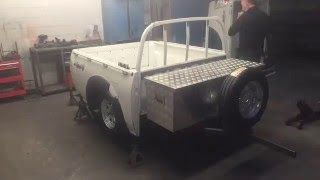 Ute tray trailer fabrication 2 [upl. by Coe777]