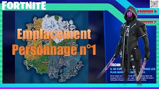 Emplacement personnage n°1 Fortnite Chapitre 4 Saison 2 Emplacement personnage Technoctuple [upl. by Richard]