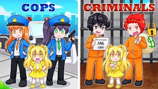 The Squad Gets ADOPTED By COPS vs CRIMINALS Family Roblox Brookhaven RP [upl. by Niwrad558]