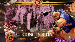 SAMURAI SHODOWN MasterBelmont ranked set vs HirooOnoda1922 Set 2 [upl. by Einalem]