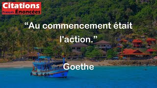 Au commencement était laction  Goethe [upl. by Thissa]