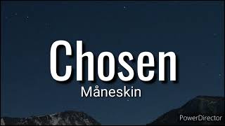 Maneskin  Chosen  Full HD Lyrics Music Video [upl. by Albric]