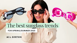 The best sunglass trends for springsummer 2023  Mia Burton [upl. by Hadeehsar]