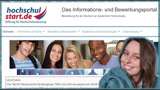 Bewerbung für Bachelor PSYCHOLOGIE auf HOCHSCHULSTART in 15 Minuten erklärt [upl. by Atirabrab]