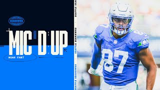 Seahawks Micd Up Noah Fant  Week 1  2024 Seattle Seahawks [upl. by Silirama]