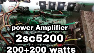 How to change 3055 to 2sc5200  Base  Collector  Emitter  Full Wiring  Amplifier Connection [upl. by Aela]