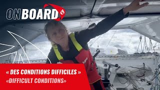 Hard condition of navigation for Pip hare  Vendée Globe 2024 [upl. by Lanfri]