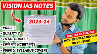 Vision IAS Study Material Review🔥 Vision IAS Notes Review 202324  Best UPSC Notes 2023 [upl. by Blisse]