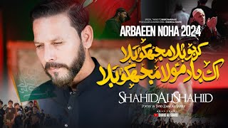 Arbaeen Noha 2024  Bas Maula Bula Lain  Najaf To Karbala Walk 2024  Shahid Ali BaltistaniChehlum [upl. by Ciredec]