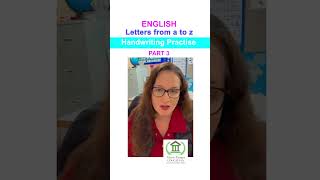 How to Write the English Alphabet Uppercase and Lowercase Letters english writing letters print [upl. by Nyleve]