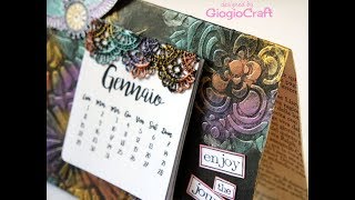 TutorialCome fare un calendario MixedMedia [upl. by Sayette643]