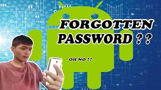 How To remove password on android phone  TAGALOG [upl. by Ecydnac]