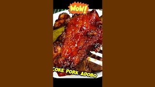 Cook Pork Ribs With A Twist Yummy Pork Adobo with Coca Cola porkadobo [upl. by Crescin]