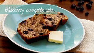 Blueberry courgette cake  Video recipe [upl. by Carlynne]