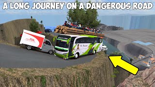 A LONG JOURNEY ON A DANGEROUS ROAD  ETS2 [upl. by Giraud]