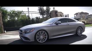 Vossen Wheels 2015 Mercedes Benz S63 AMG Coupe 22quot CVT Wheels [upl. by Idalla]