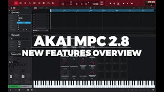 AKAI MPC 28 UPDATE  NEW FEATURES OVERVIEW [upl. by Hardan422]