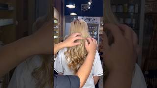 Hair balayage hair colour light youtubeshorts balayage hilarious [upl. by Sillsby]