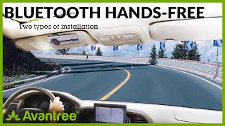 The Best Bluetooth Handsfree Car Kit for Phone Calls or Music  Avantree 10BS [upl. by Akiwak110]