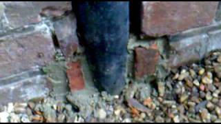 How to repair brick work and keep the rats mice out Part 2 [upl. by Ainafets]