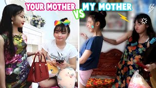 SOSYAL NA NANAY VS DI SOSYAL NA NANAY  ALA YOUR MOTHER VERSUS MY MOTHER  Aurea amp Alexa [upl. by Ahsyla926]