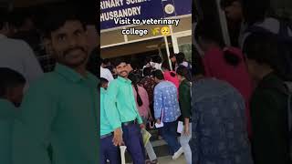 ANDUAT Agriculture University Visit to veterinary college 🌾🥺❤️trendingshorts viralmusic india [upl. by Fernand]