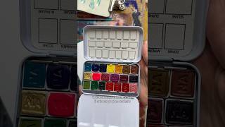 Ma première palette d’aquarelles artisanale 🎨 produit offert par nuance d’aquarelle [upl. by Alexandra]