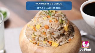 Yakimeshi de cerdo [upl. by Ttreve]